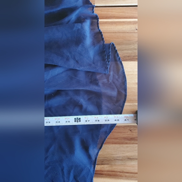 David's Bridal Navy Women's Dress size 2 - Picture 7 of 7